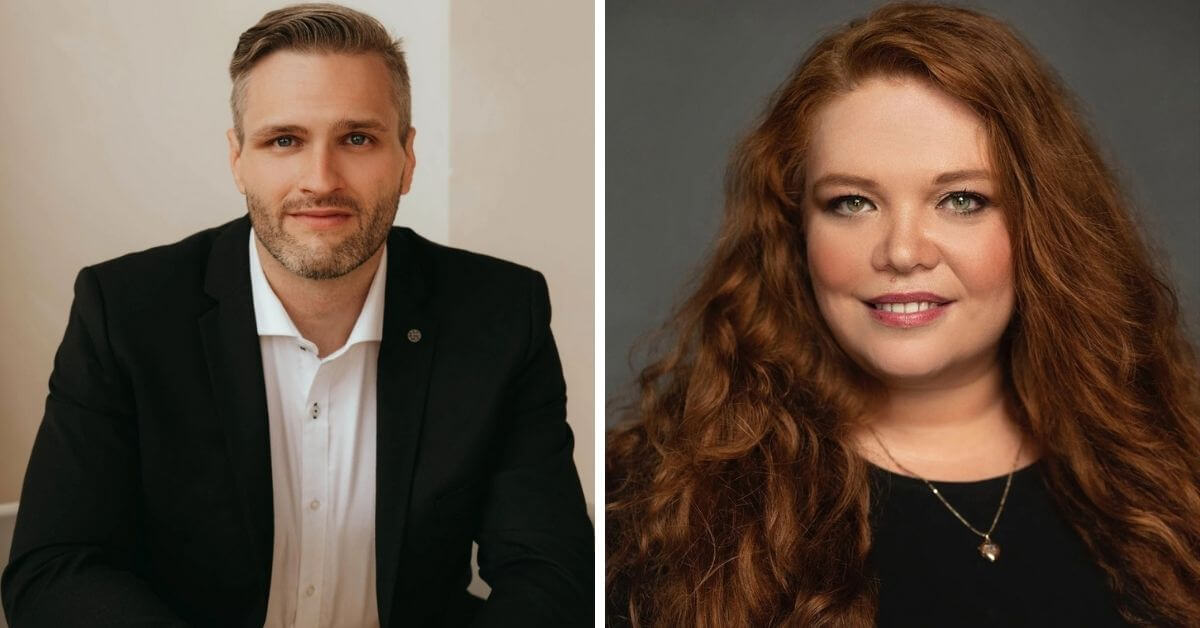 L: Tenor Scott Rumble; R: Soprano Lauren Margison