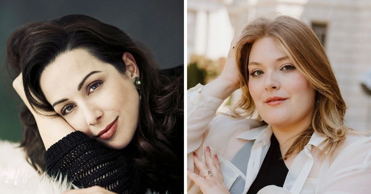 L: Soprano Leslie Ann Bradley; R: Mezzo-soprano Simone Genga