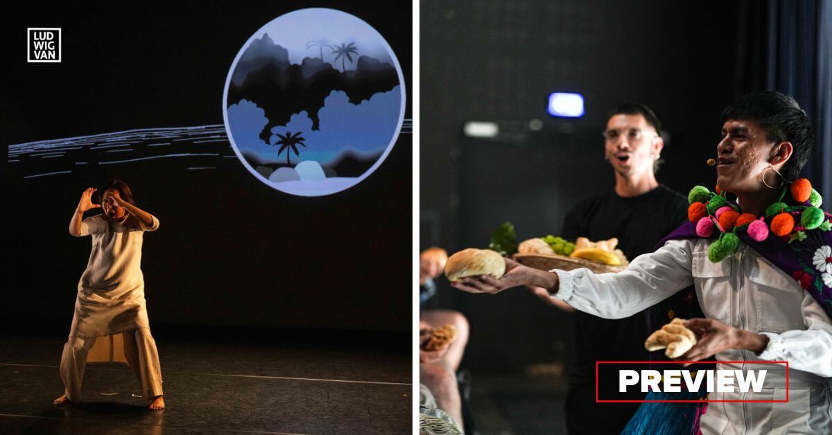 L: Chisato Minamimura performs Mark of a Woman; R: Tiziano Cruz performs Wayqeycuna (Photos courtesy of the artists)