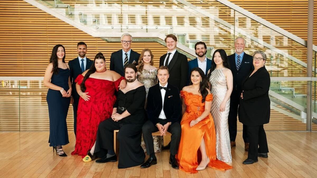 Current members of the Canadian Opera Company Ensemble Studio (Photo courtesy of the COC)