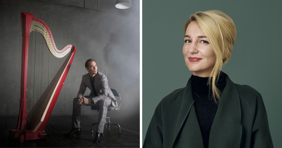 Harpist Emmanuel Ceysson & pianist Élisabeth Pion (Photos courtesy of the artists)