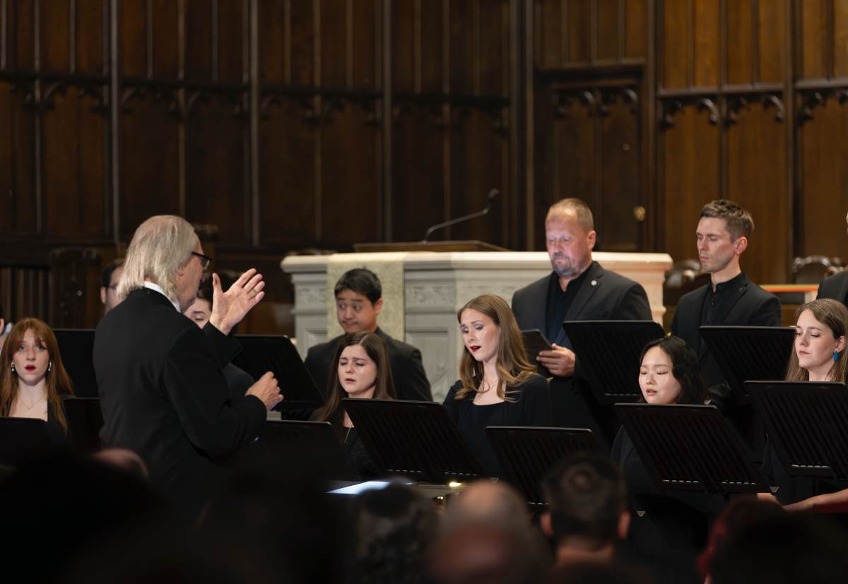 Soundstreams Presents the Estonian Philharmonic Chamber Choir: Arvo Pärt at 90, February 14, 2026 (Photo: Cylla von Tiedemann)