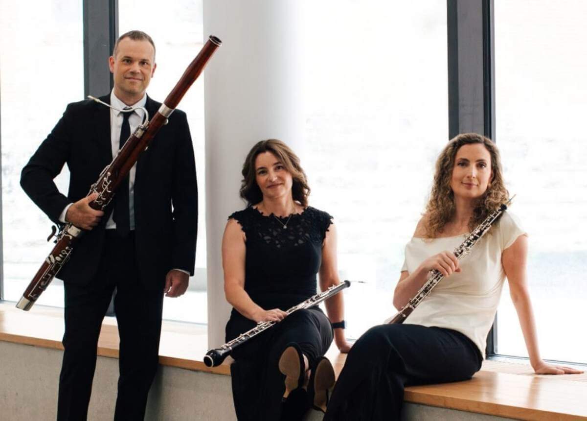 The Tacamis Trio: Allen Harrington; Tracy Wright; Caitlin Broms-Jacobs (Photo courtesy of the artists)