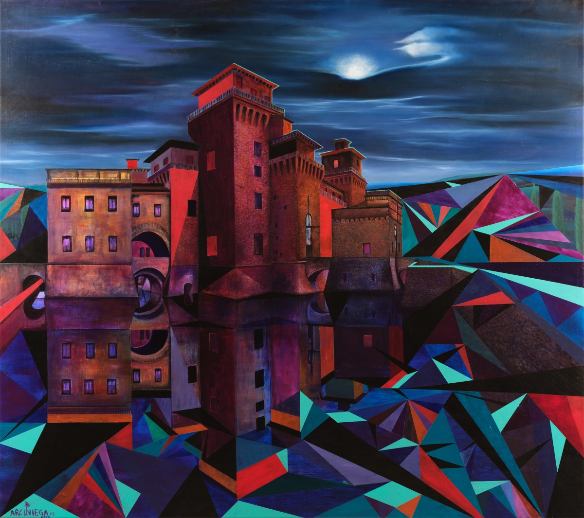 The Old CastleThe Tuileries, a painting by artist Paula Arciniega, inspired by Mussorgsy’s Pictures at an Exhibition (Photo courtesy of Paula Arciniega) 