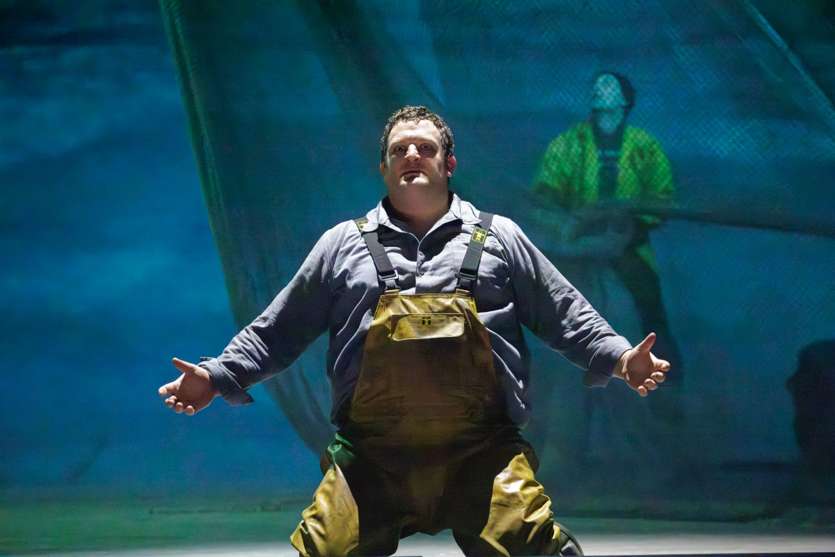 Scene from Benjamin Britten’s Peter Grimes at Opera North, 2026 (Photo: James Glossop)