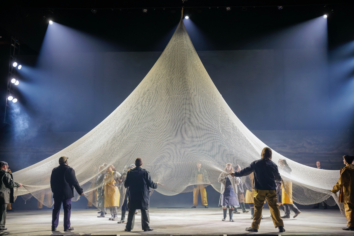 Scene from Benjamin Britten’s Peter Grimes at Opera North, 2026 (Photo: James Glossop)