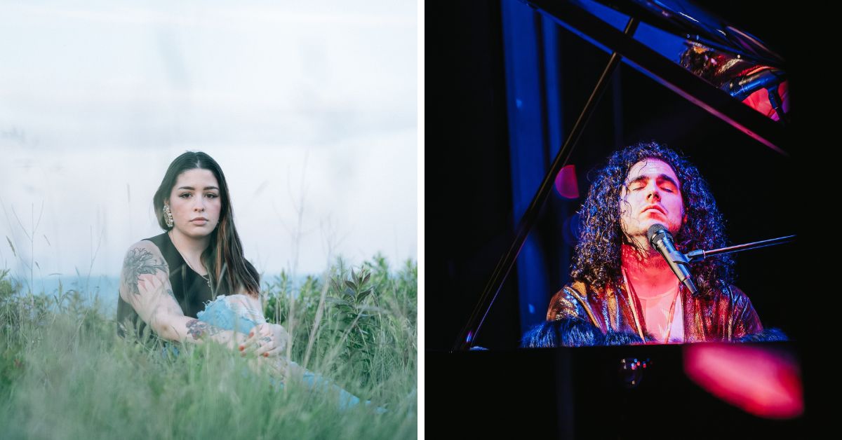 L: Emma Stevens (Photo: Chad Tobin); R: Jeremy Dutcher (Photo: Curtis Perry)