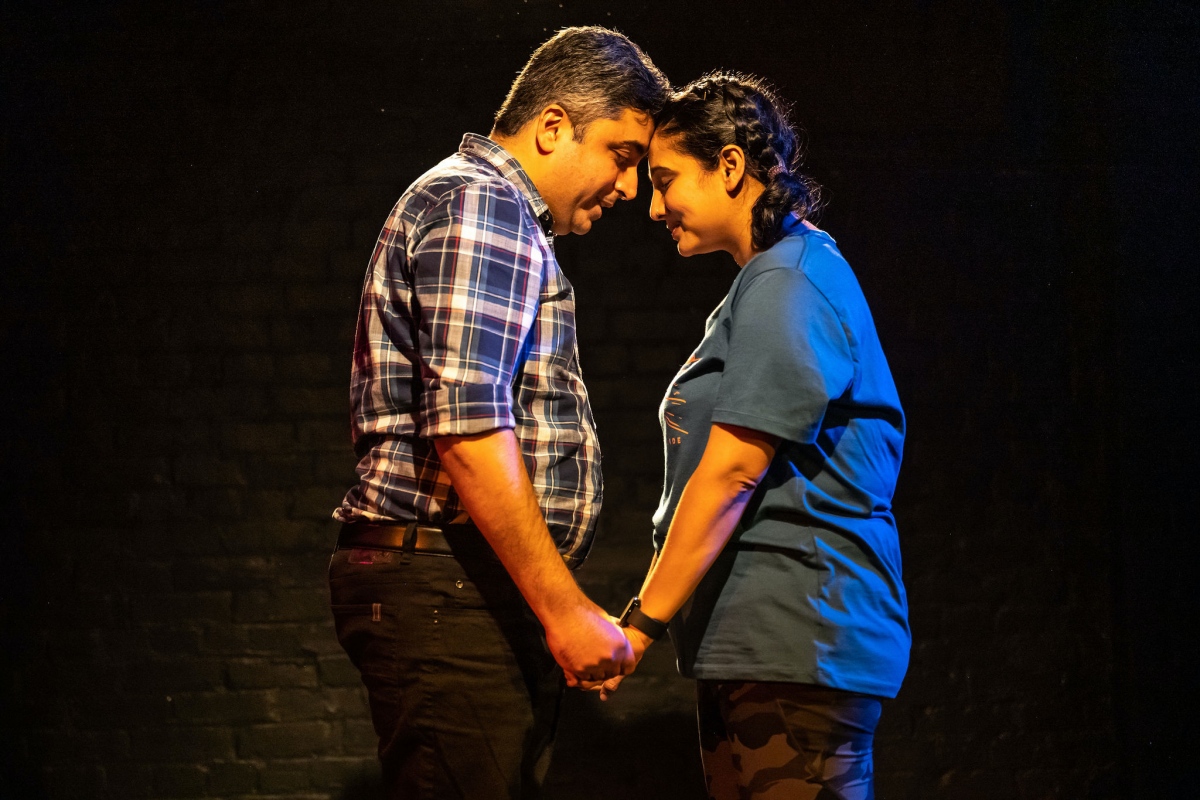Photo of Himanshu Sitlani and Neha Poduval in IMM-Permanent Resident (Photo: Dahila Katz)