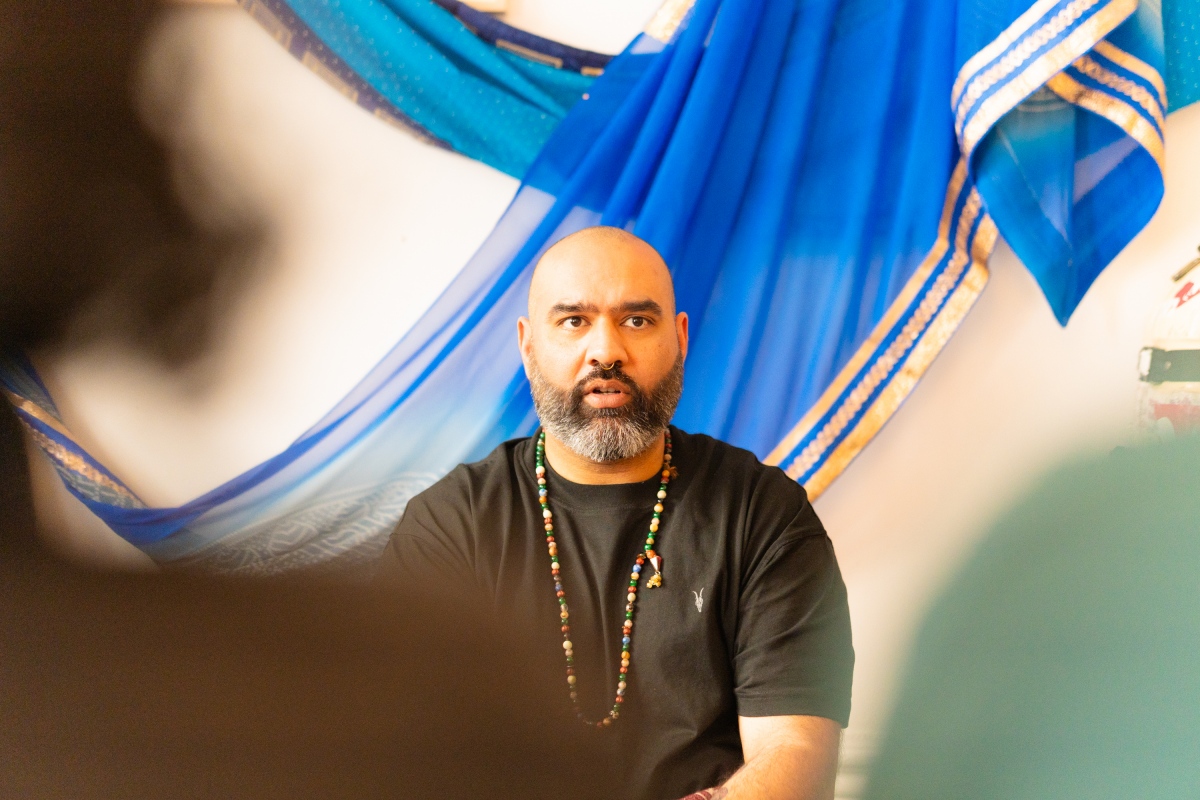 Playwright & performer Nawaaz Makhani (Photo: Josiah Bilagot)