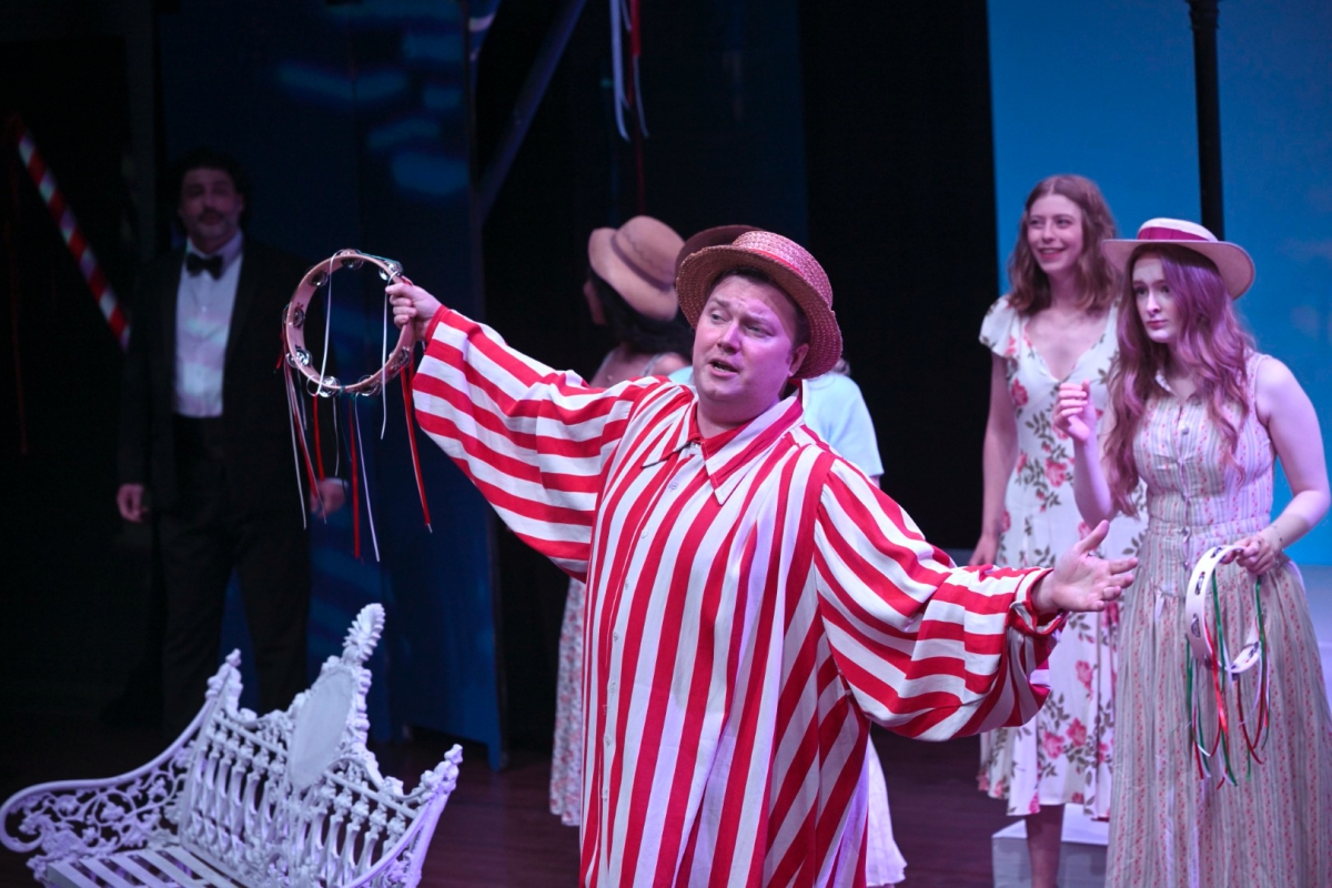 Ryan Downey as Caramello in the Toronto Operetta Theatre production of Strauss’s A Night In Venice (Photo courtesy of TOT)