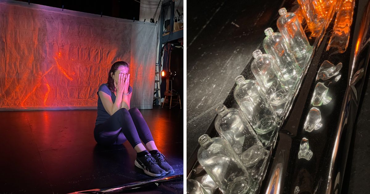 12 Litres 8800 Steps in a workshop performance (Photo: Maria Escolan)