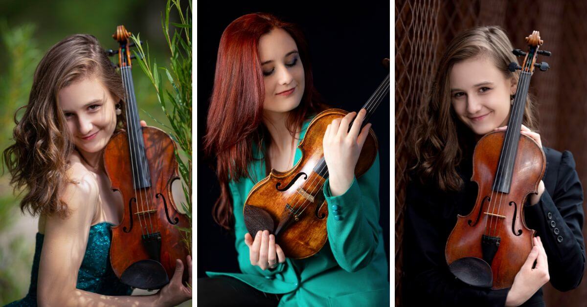 Violinist Anna Štube (Photos courtesy of the artist)