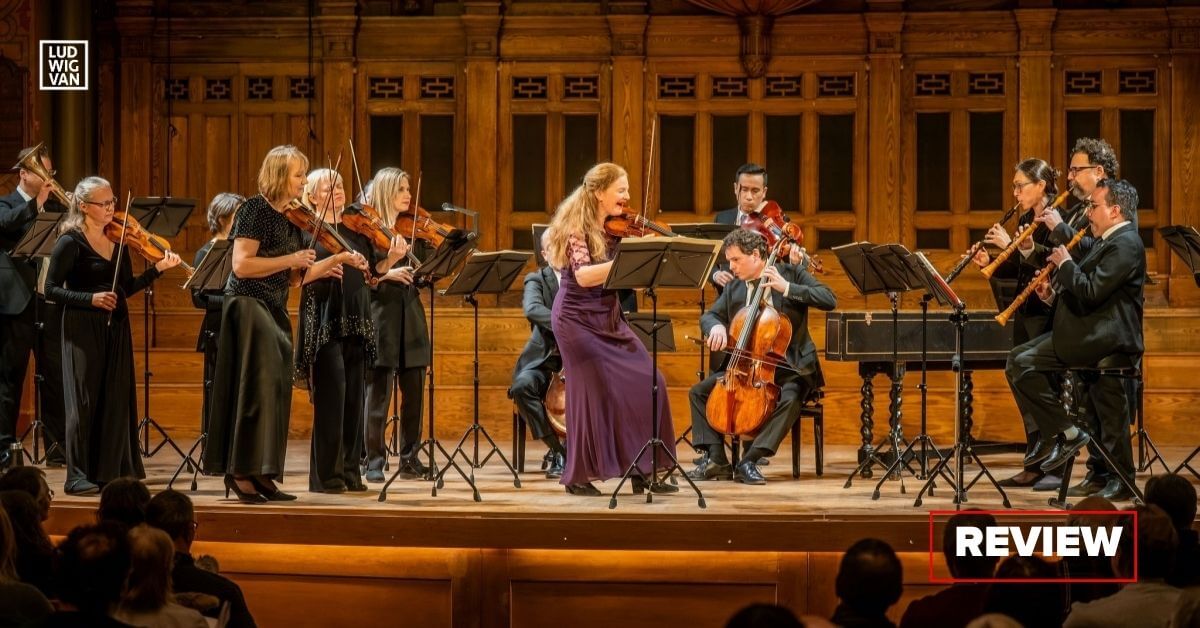 Rachel Podger performs with the Tafelmusik Baroque Orchestra (Photo: Dahlia Katz)
