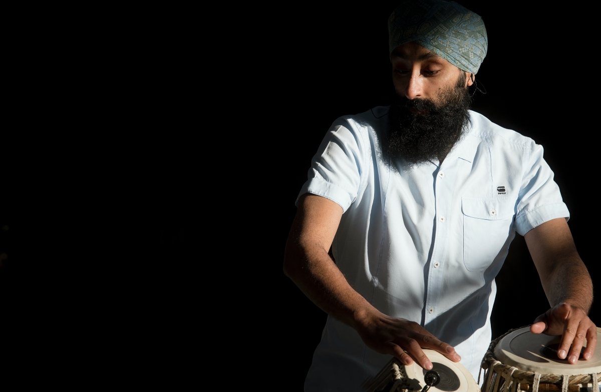 Tabla player and composer Gurpreet Chana (Photo courtesy of the artist)