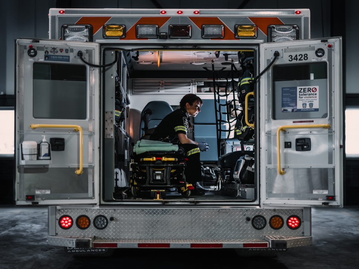 Dr. Janet McMordie in Rosamund Small’s VITALS (Photo courtesy of Second Act Actors)