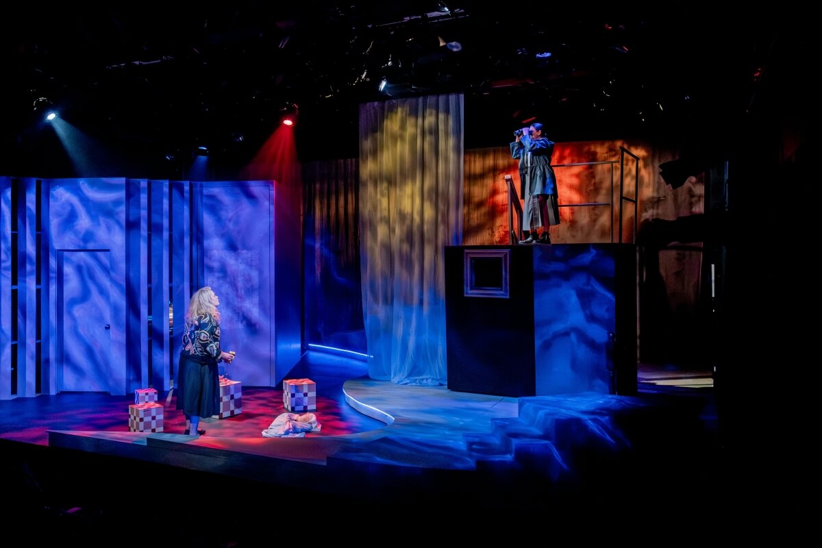 L-R: Monica Dottor and Ellora Patnaik in Cicadas at Tarragon Theatre (Photo: Jae Yang)