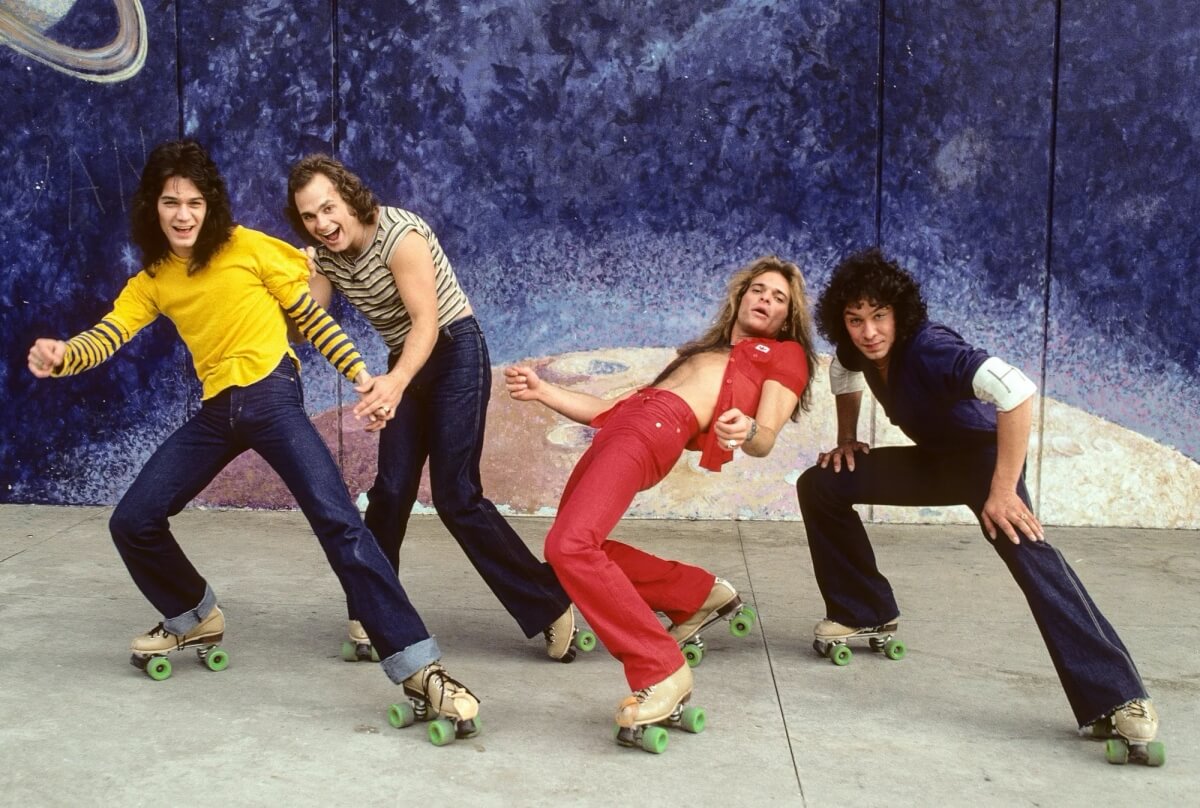 Van Halen on rollerskates (Photo: Lynn Goldsmith)