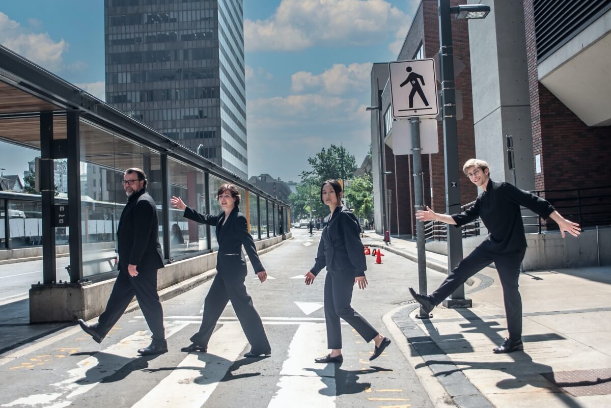 The four conductors of the 2026 Brott Music Festival (Photo courtesy of Brott Music Festival)