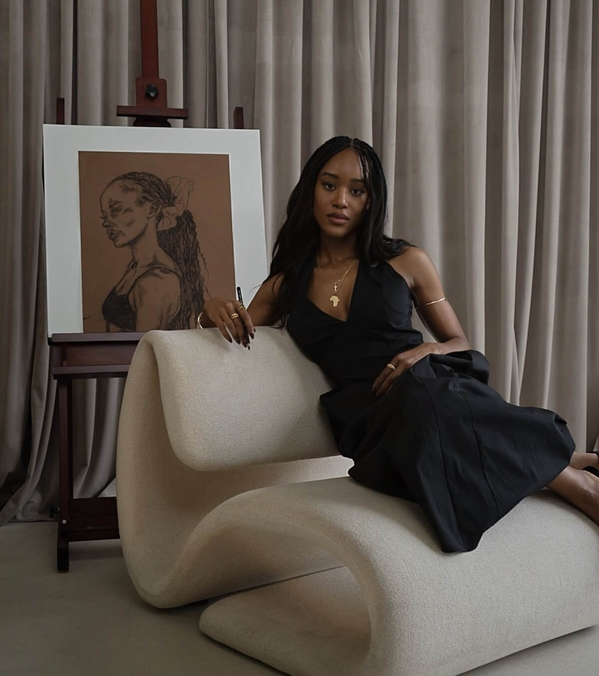 Artist Ojo Agi (Photo: Aaron Clarke)
