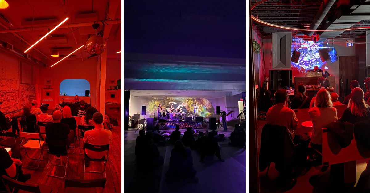 Live ambient/quiet music event (Photo courtesy of Imaginary North)