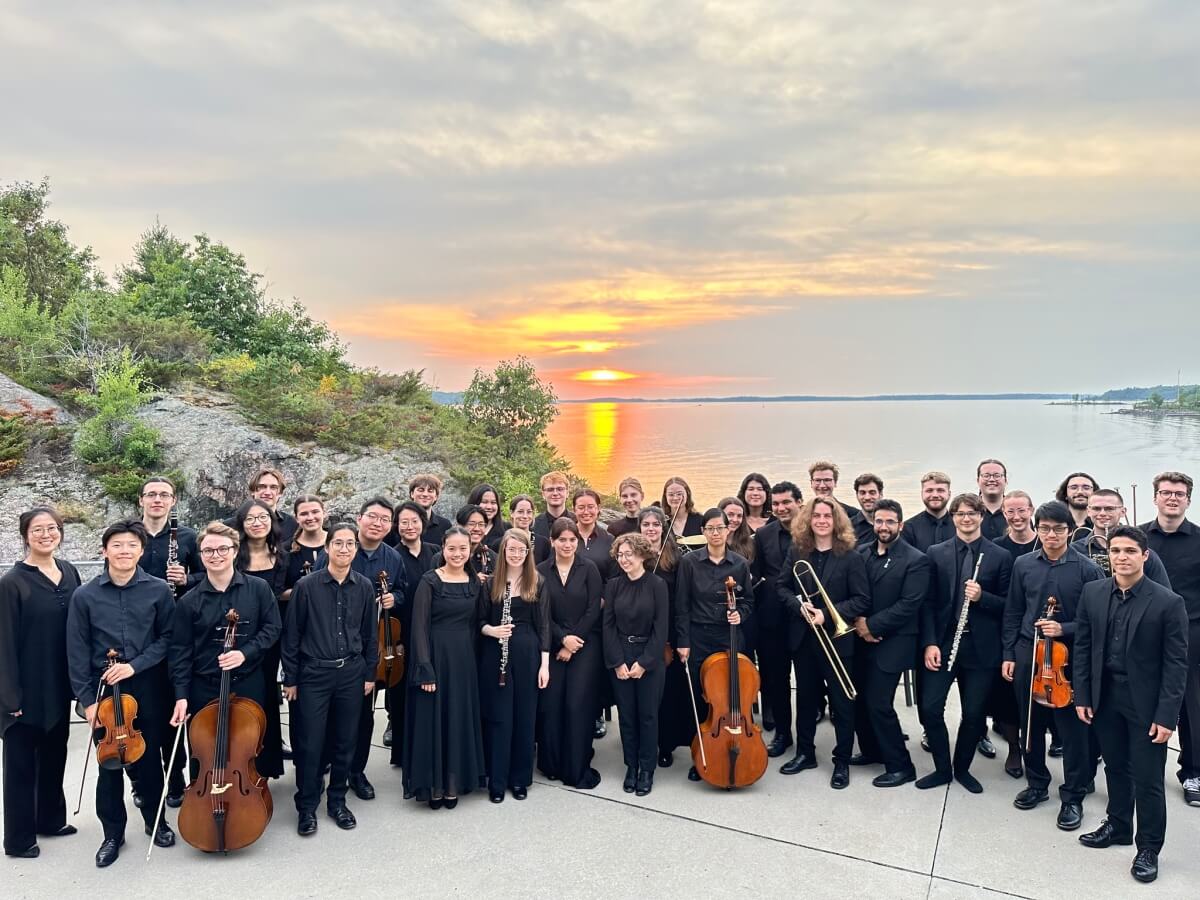 The musicians of the National Academy Orchestra, 2025 (Photo courtesy of Brott Music Festival)