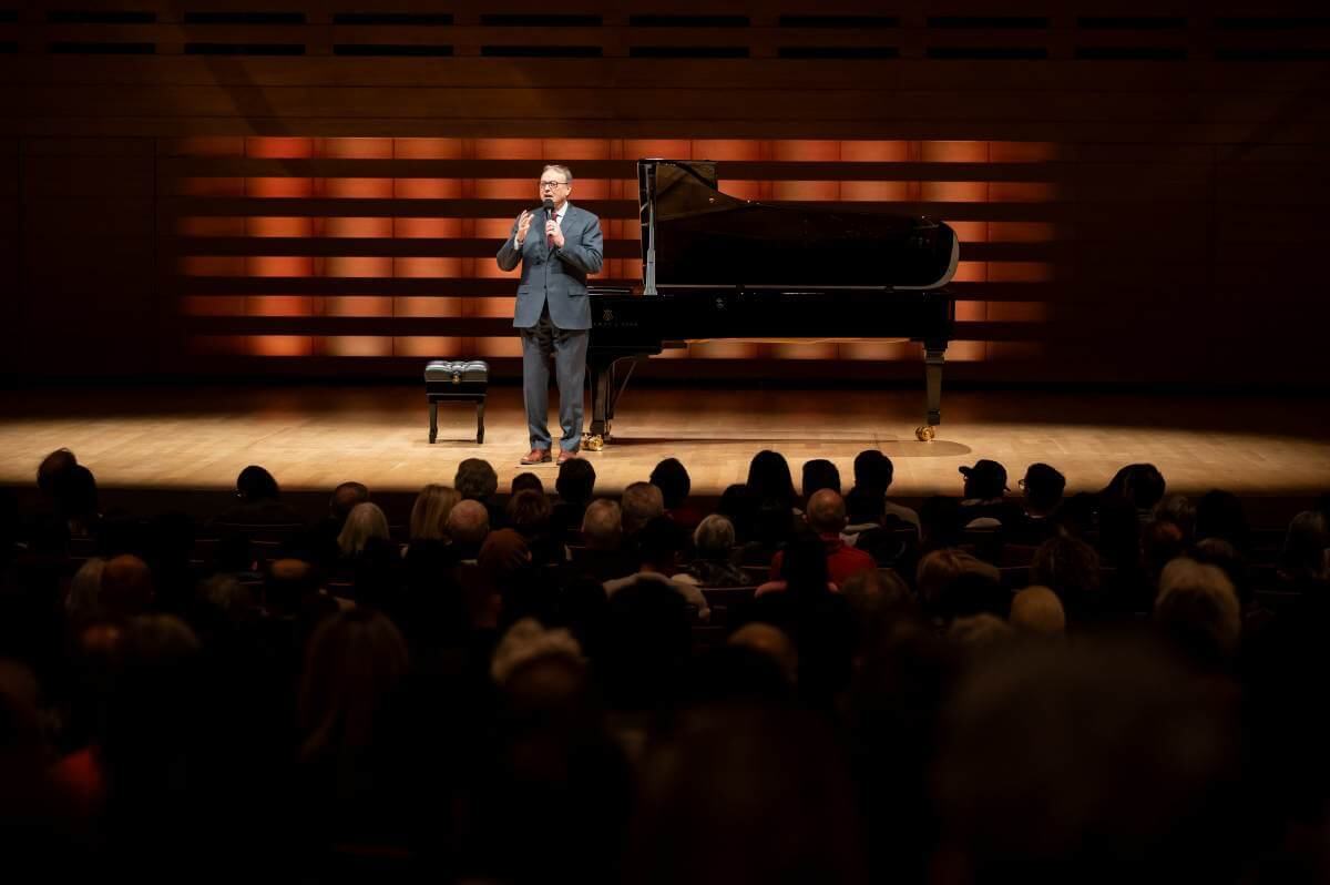 Mervon Mehta, Executive Director, Performing Arts at The Royal Conservatory’s Koerner Hall 2009 to 2026 (Photo courtesy of RCM)