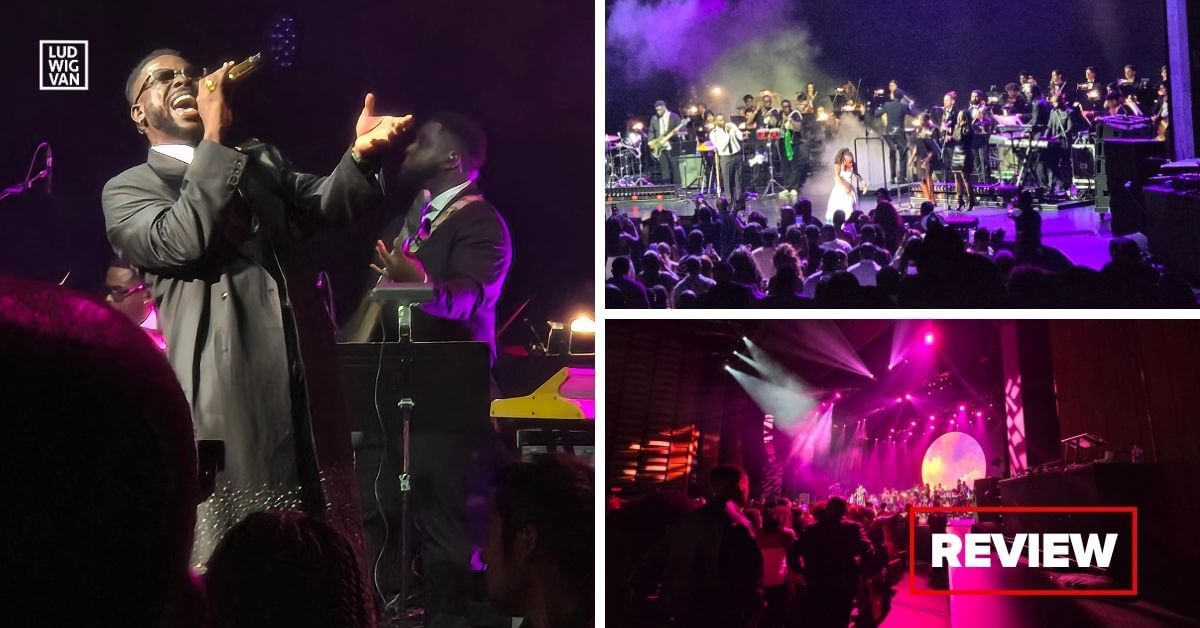 Adekunle Gold hit the stage with a 51-piece orchestra and a dance troupe (Photo: Anya Wassenberg)