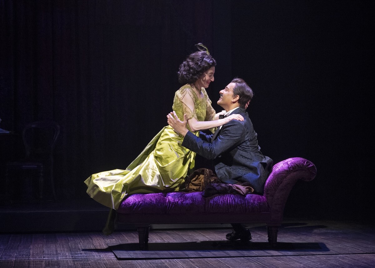Sara Farb as Fanny Brice and Qasim Khan as Nick Arnstein in Funny Girl (Photo: David Cooper)