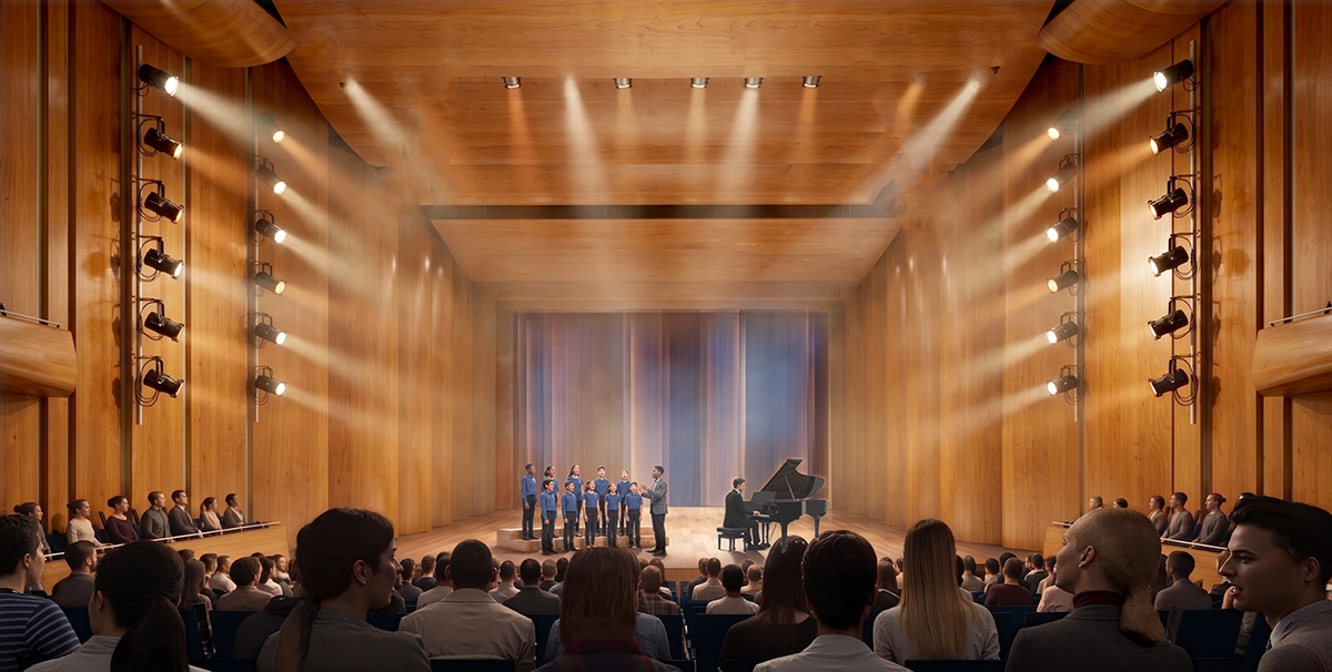 The Vancouver Cultural Precinct, interior design (Rendering by Diamond Schmitt Architects)
