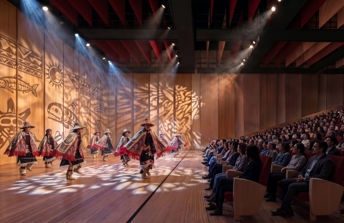 The Vancouver Cultural Precinct, interior design (Rendering by Diamond Schmitt Architects)