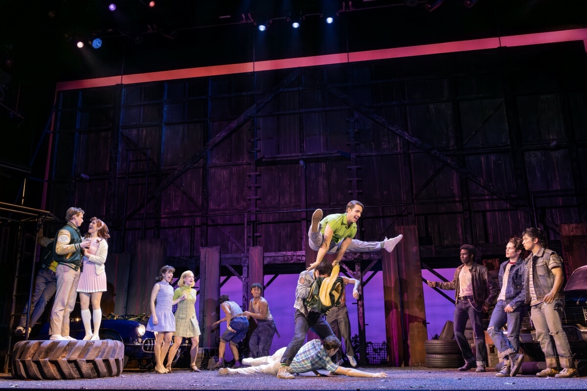 The Outsiders musical theatre North American Tour Company (Photo: Matthew Murphy)