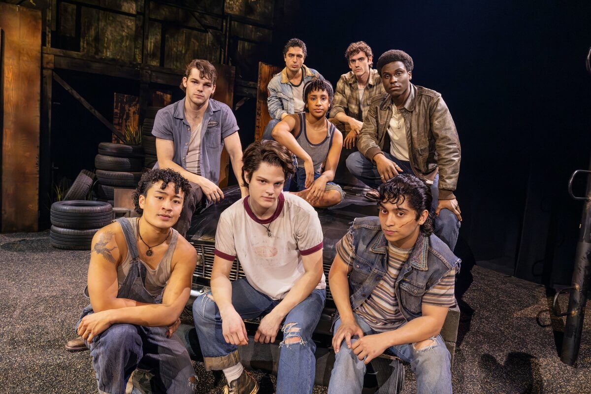 The Outsiders musical theatre North American Tour Company (Photo: Matthew Murphy)